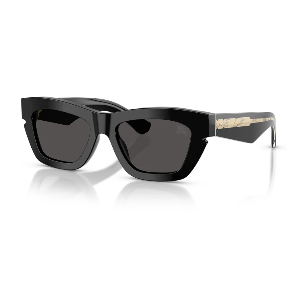 Burberry Black 0Be4454 Acetate Round Sunglasses In Size 52 - Image 4
