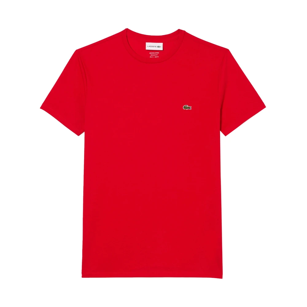Lacoste Uomo Rosso Top, L, New,