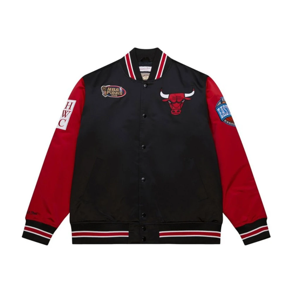 Mitchell & Ness Chicago Bulls Logo Jas Herfst Winter 2024 Black Heren