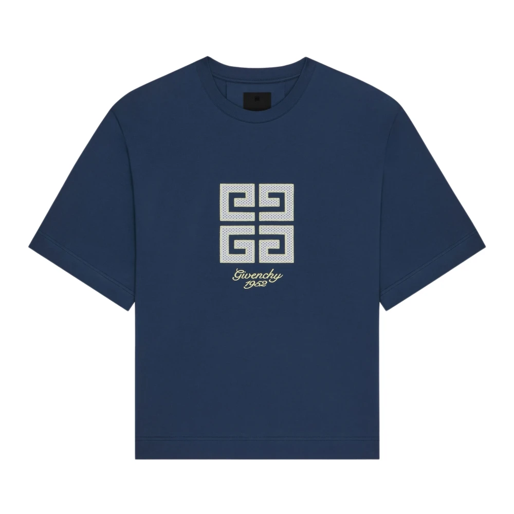 Givenchy Blauwe T-shirts & Polo's Stijlvol Comfort Blue Heren