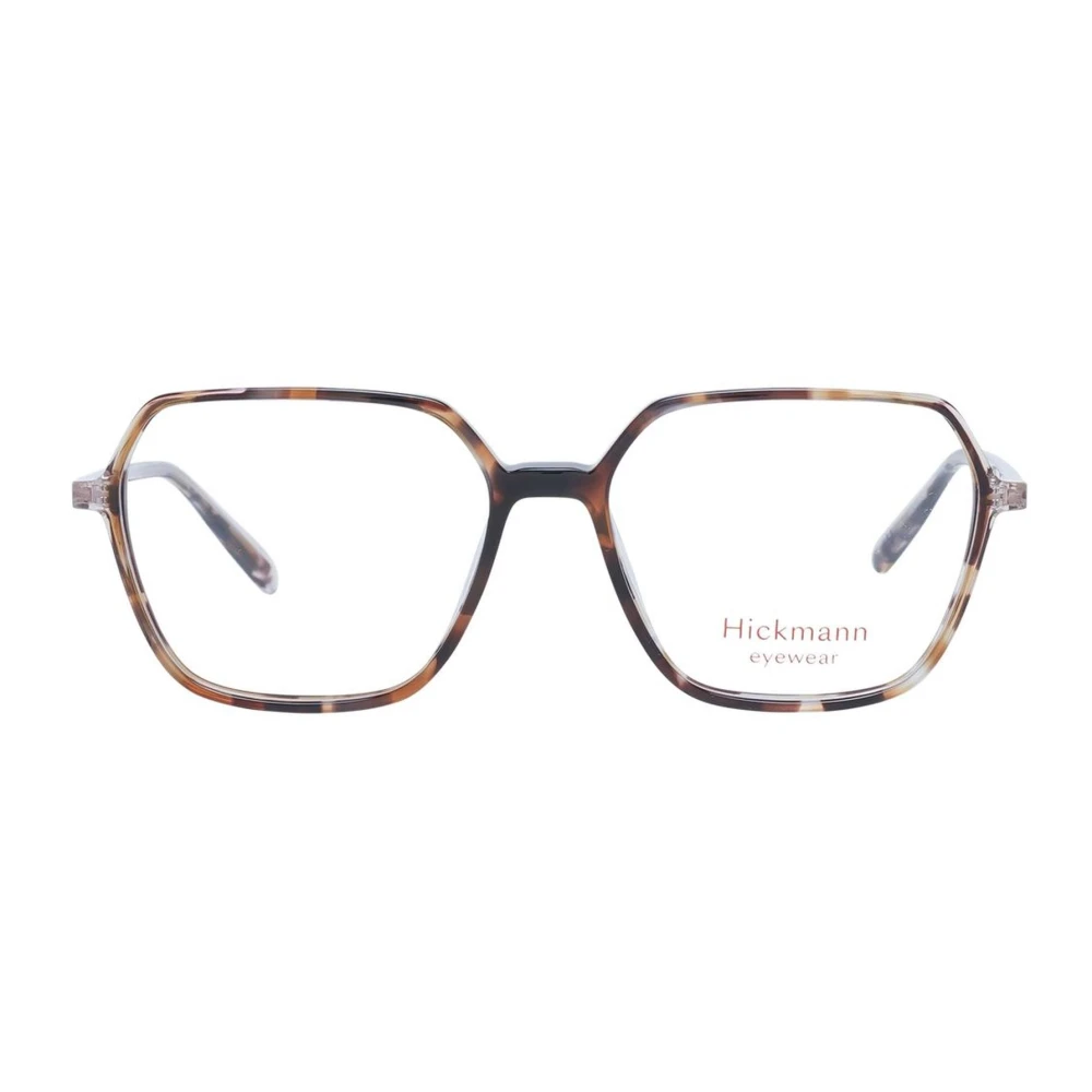 Ana Hickmann Bruine Vierkante Acetaat Optische Frames Brown Dames