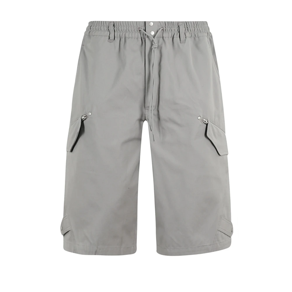 Y-3 Casual Shorts Gray Heren