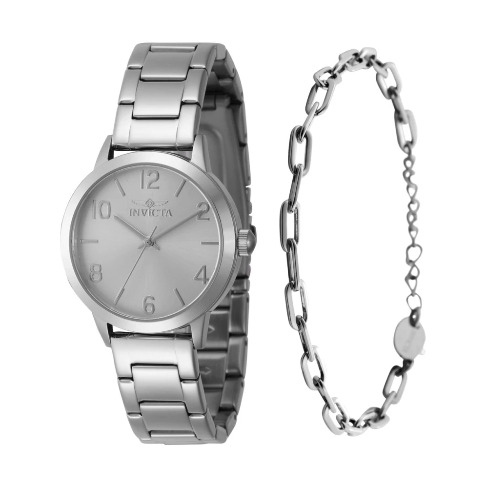 Invicta Watches Wildflower 47270 Women's Quartz Watch - 34mm - with matching bracelet Gray, Dam
