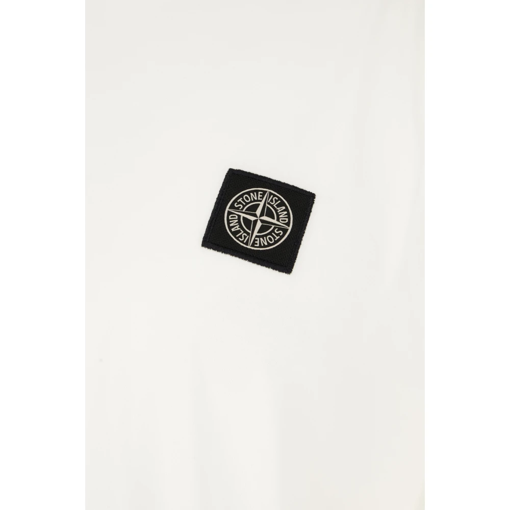 Stone Island Casual Katoenen T-Shirt in Diverse Kleuren White Heren