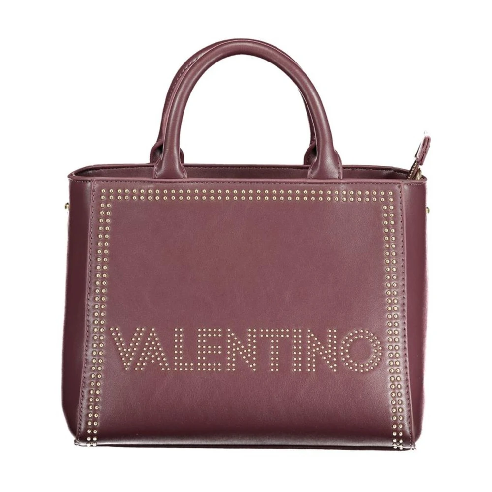 Valentino by Mario Valentino Rode Polyethyleen Handtas met Bovenhandvatten Red Dames