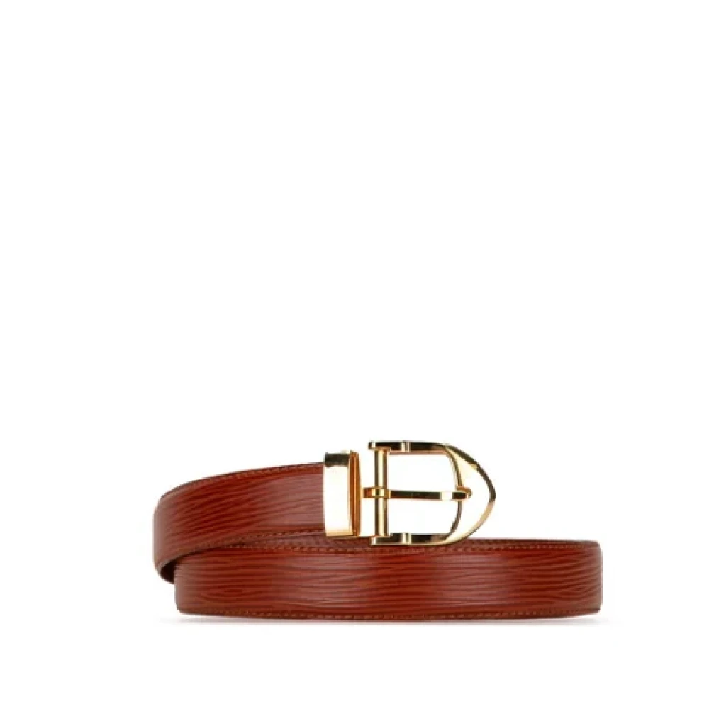 Louis Vuitton Vintage Pre-owned Leather belts Brown Dames