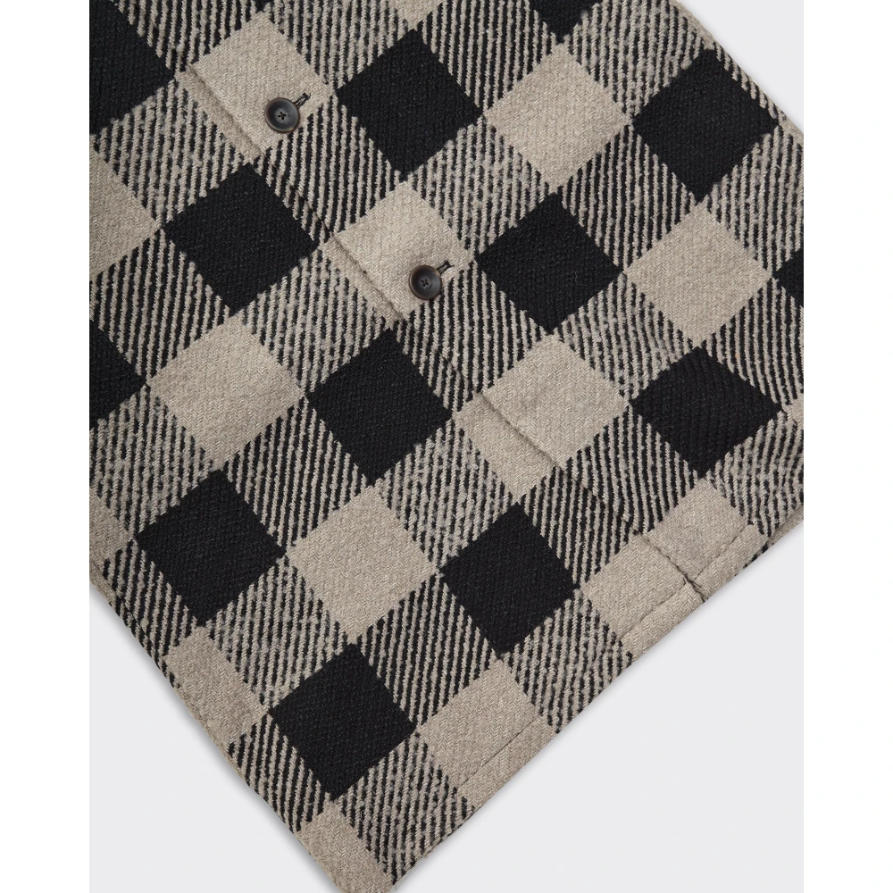 Les Deux Check Beige Nero Jas 3.0 Beige Heren