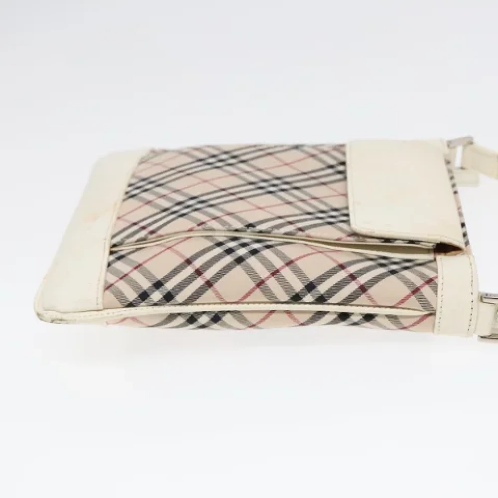 Burberry Vintage Pre-owned Canvas shoulder-bags White Dames