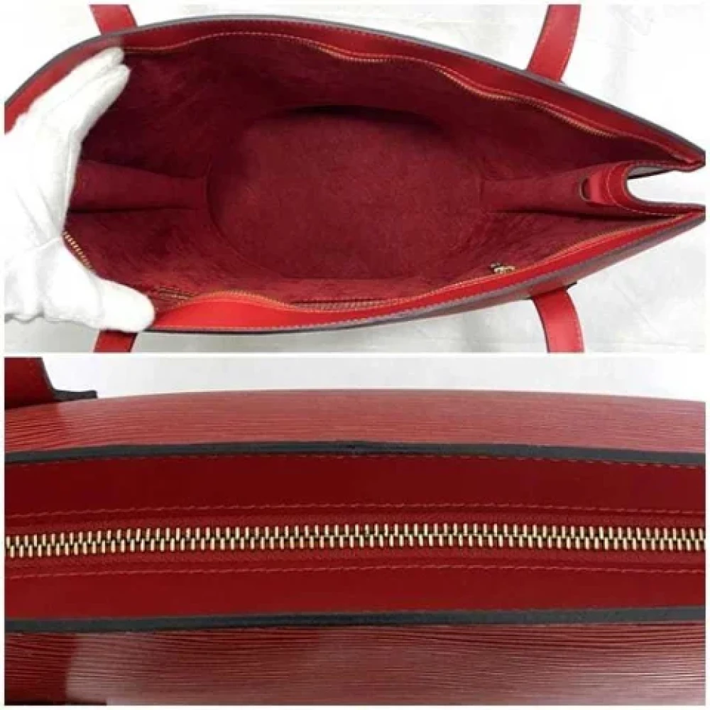 Louis Vuitton Vintage Pre-owned Leather louis-vuitton-bags Red Dames