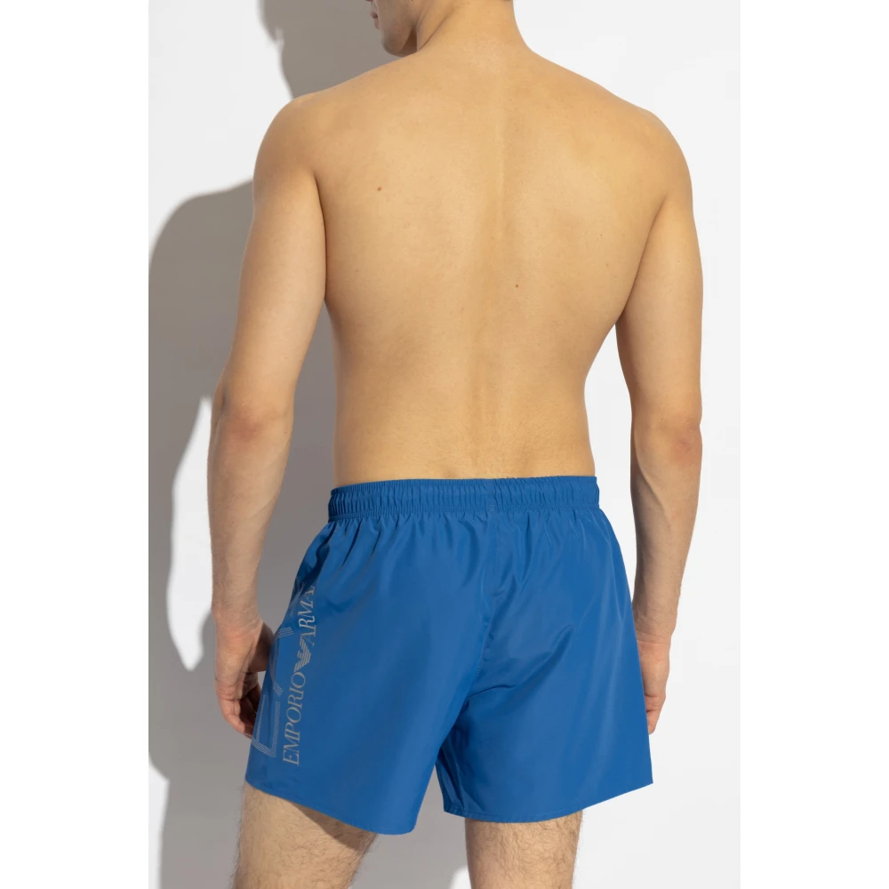 Emporio Armani EA7 Zwembroek Blue Heren