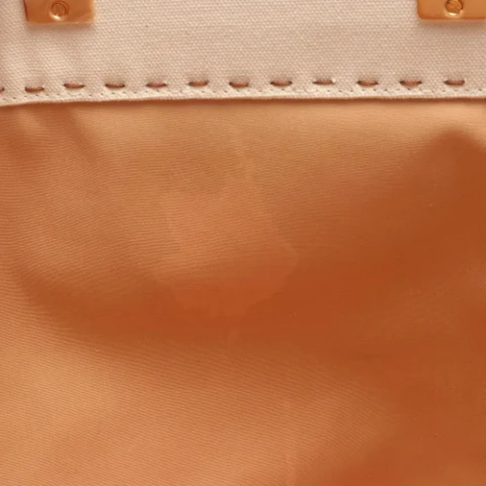 Fendi Vintage Pre-owned Canvas handbags Beige Dames