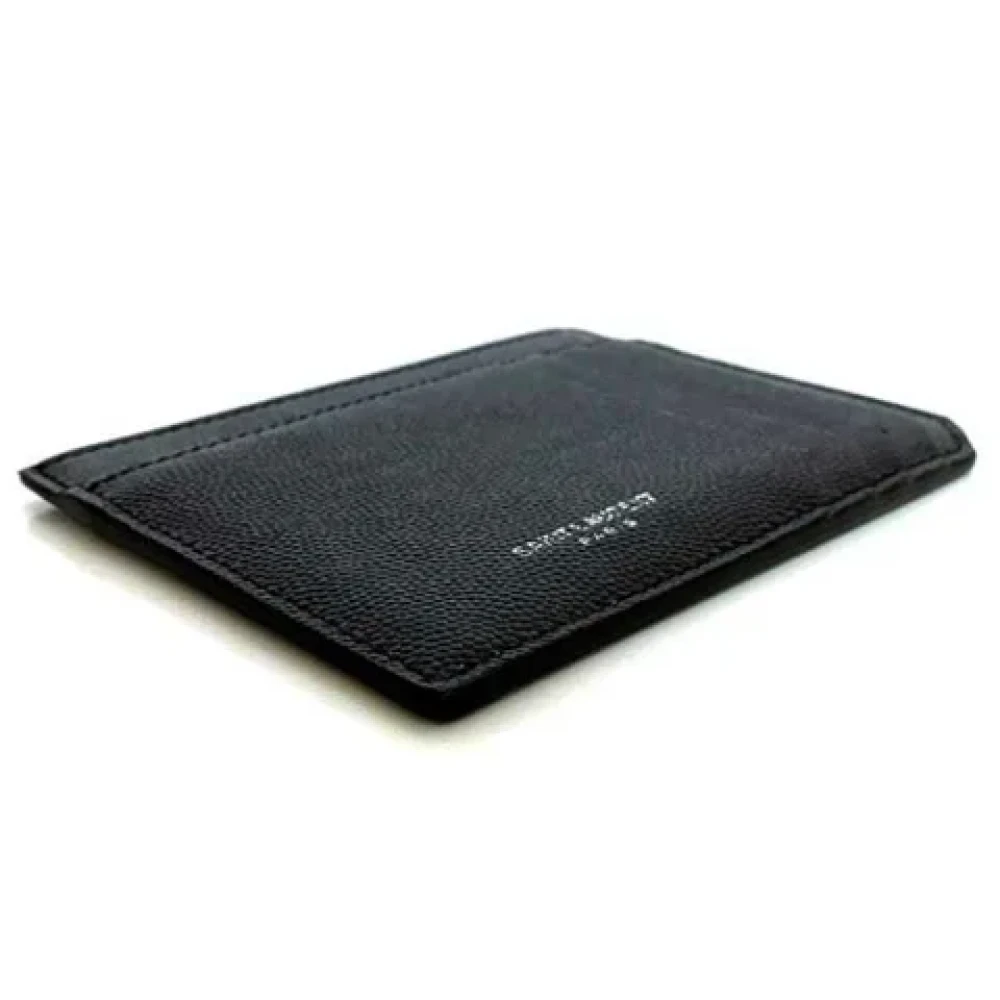 Yves Saint Laurent Vintage Pre-owned Leather home-office Black Dames