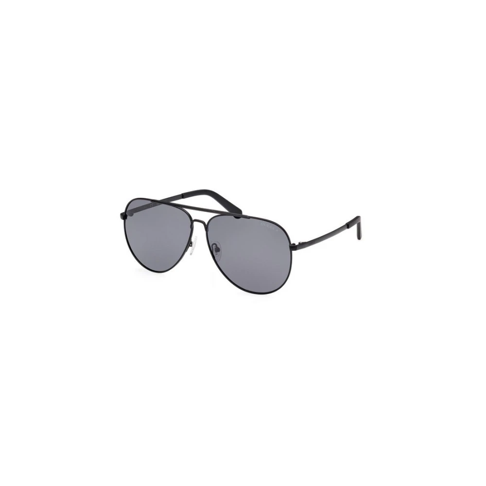 Guess Men's Black Sunglasses, 62 Mm, Aviator Sunglasses