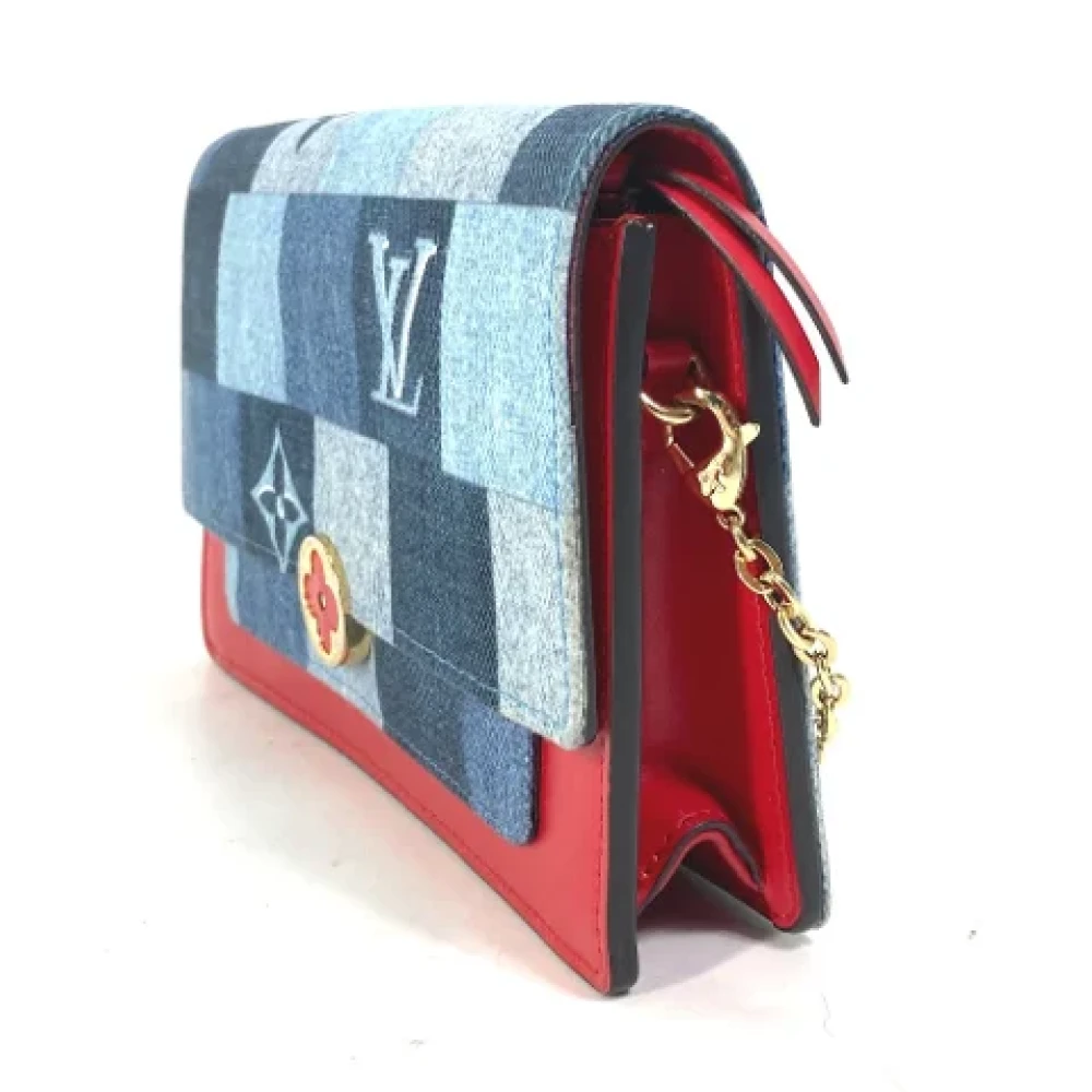Louis Vuitton Vintage Pre-owned Denim louis-vuitton-bags Blue Dames