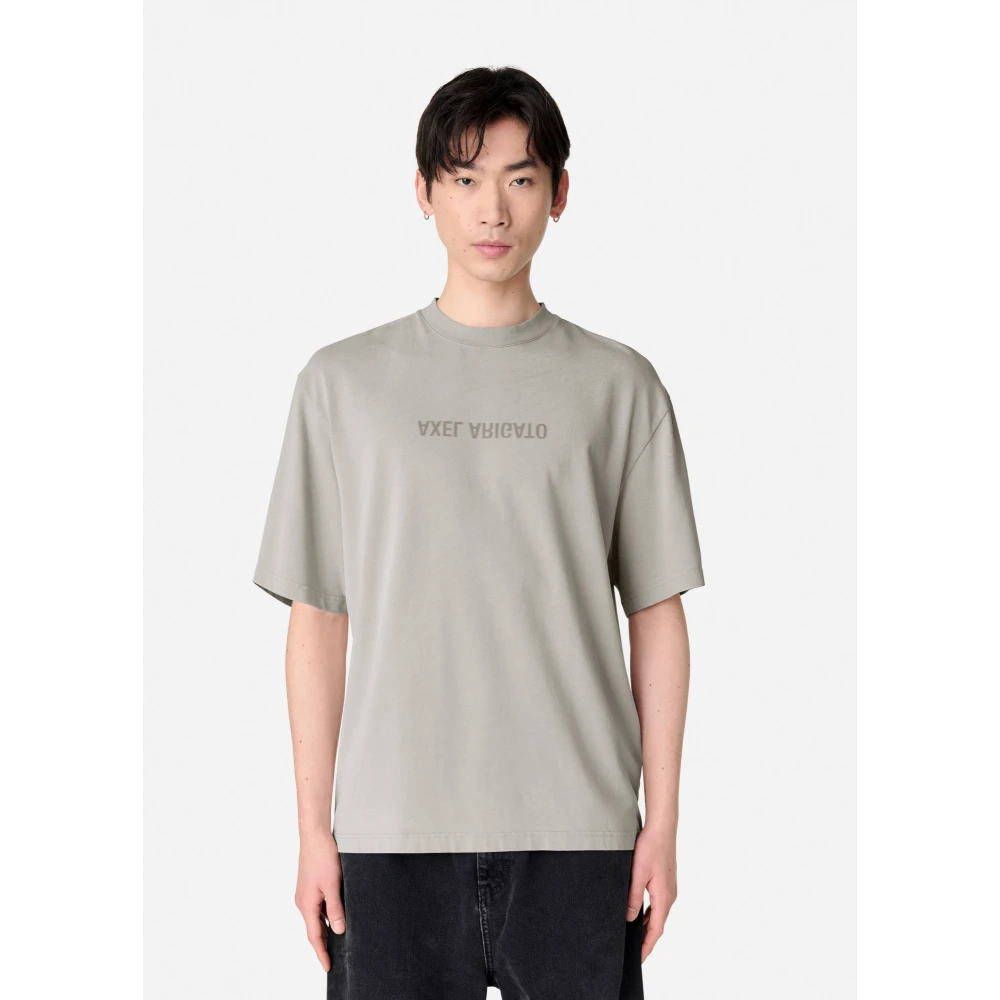 Axel Arigato Distort T-Shirt Gray Heren