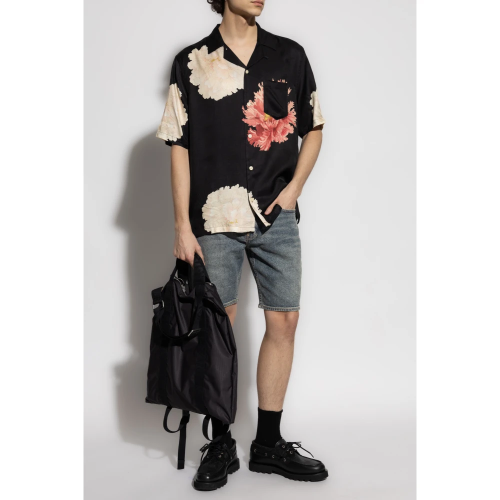 AllSaints Fleur Shirt Black Heren