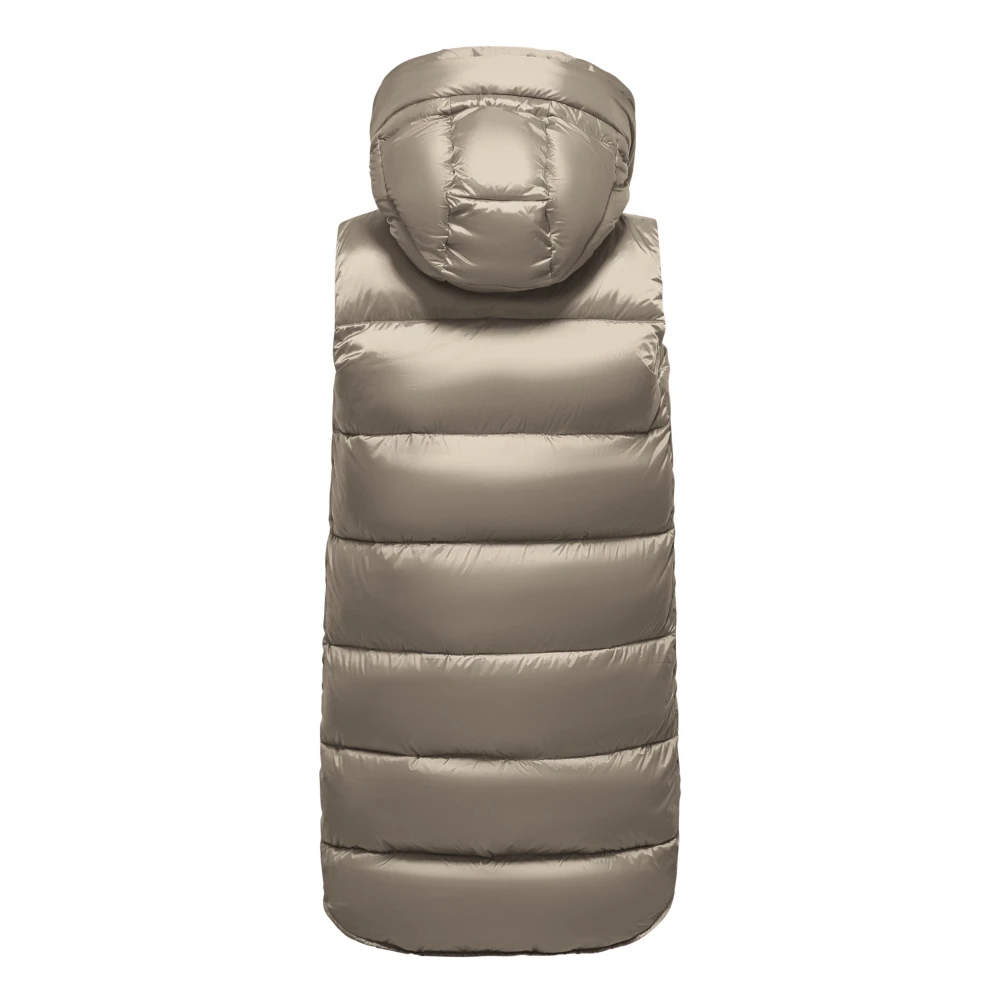 BomBoogie Bright Nylon Down Vest Gray Dames
