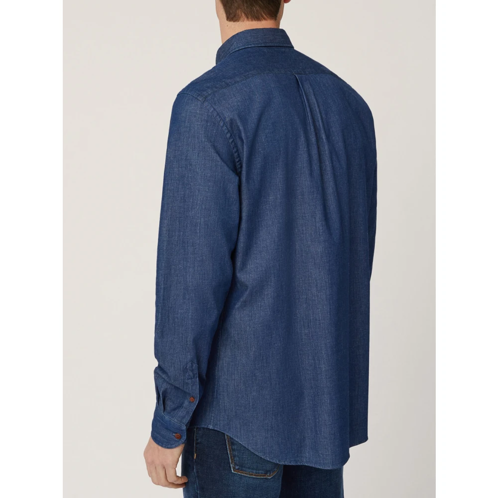 Harmont & Blaine Overhemden Blauw Blue Heren