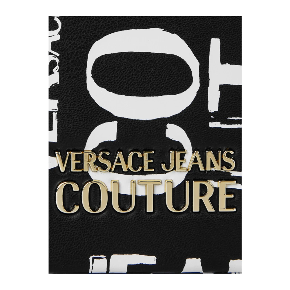 Versace Logo Doodle Cameratas Zwart Schouder Black Dames