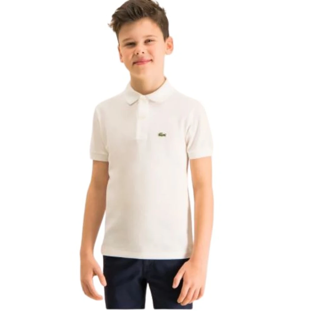 Lacoste Vita T-shirts och Polos Klassisk passform White, Pojke