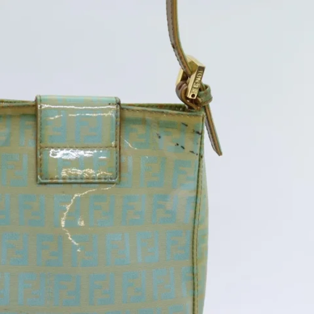 Fendi Vintage Pre-owned Canvas fendi-bags Green Dames
