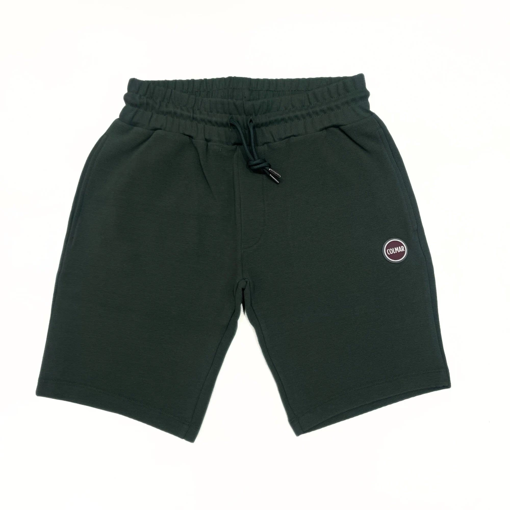 Colmar Stretch Katoen Bermuda Shorts Green Heren