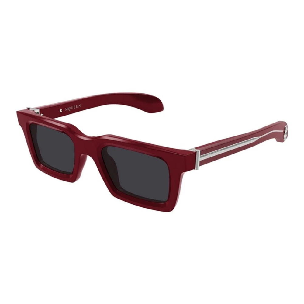 Alexander Mcqueen Men's Red Sunglasses, 50 Mm, Sunglasses
