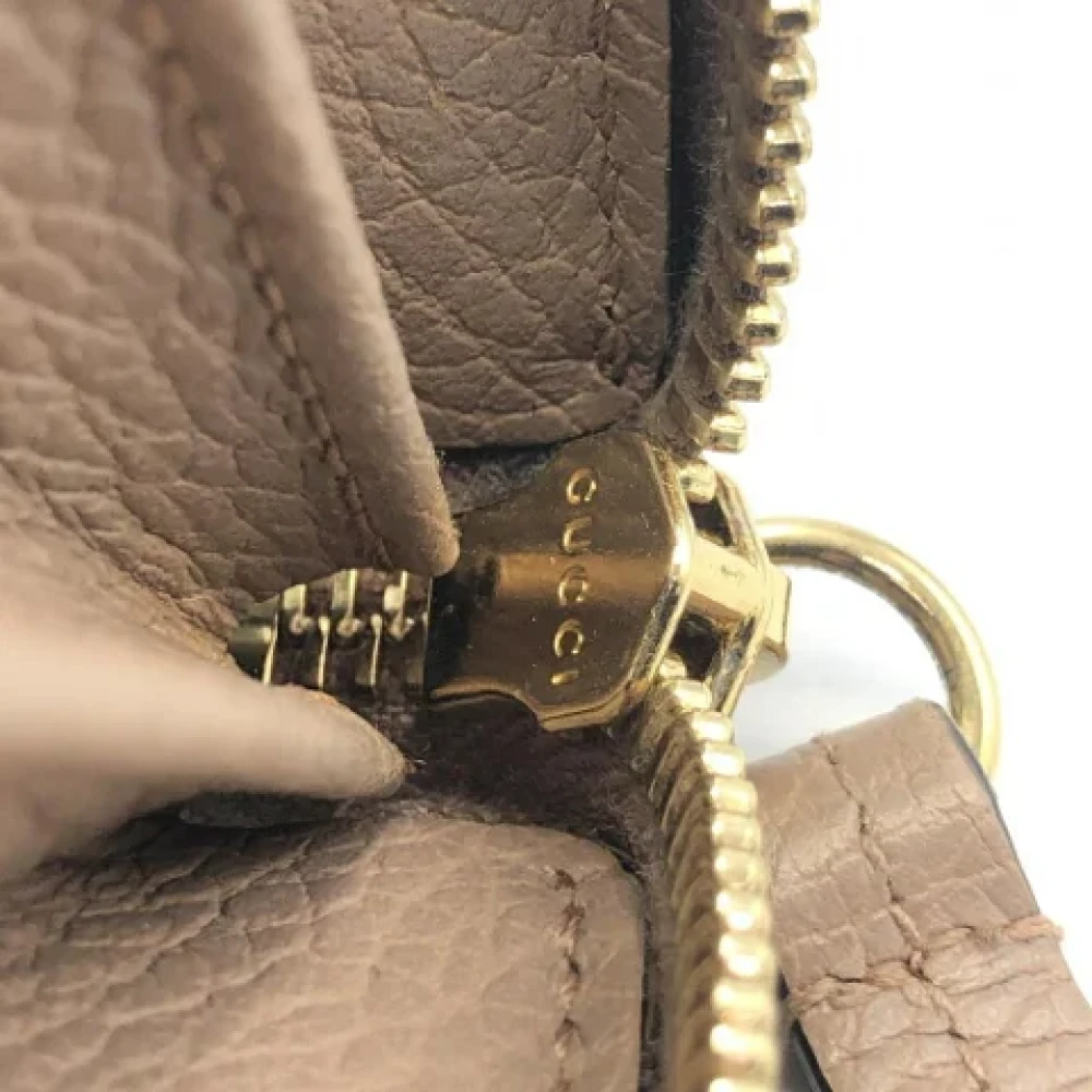 Gucci Vintage Pre-owned Canvas wallets Beige Dames