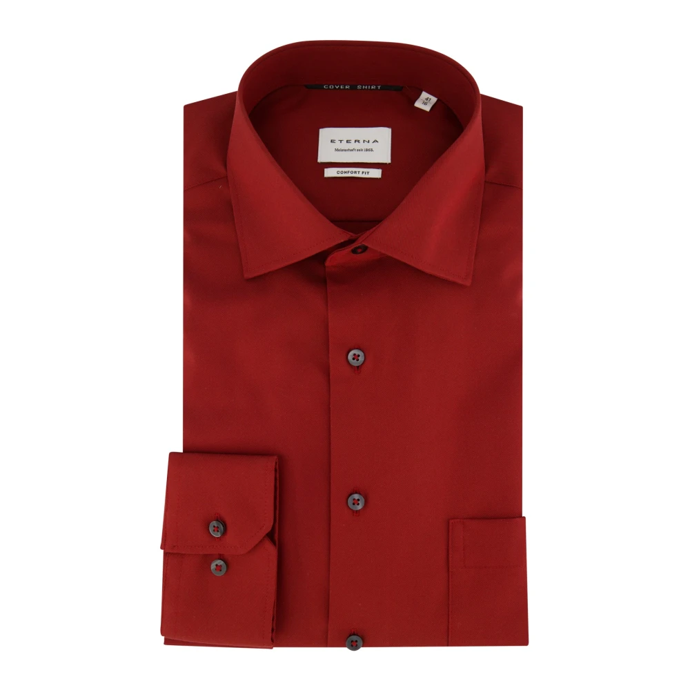 Eterna Rode Business Overhemdjurk Red Heren