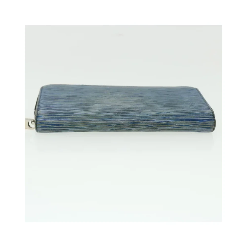 Louis Vuitton Vintage Pre-owned Leather wallets Blue Dames