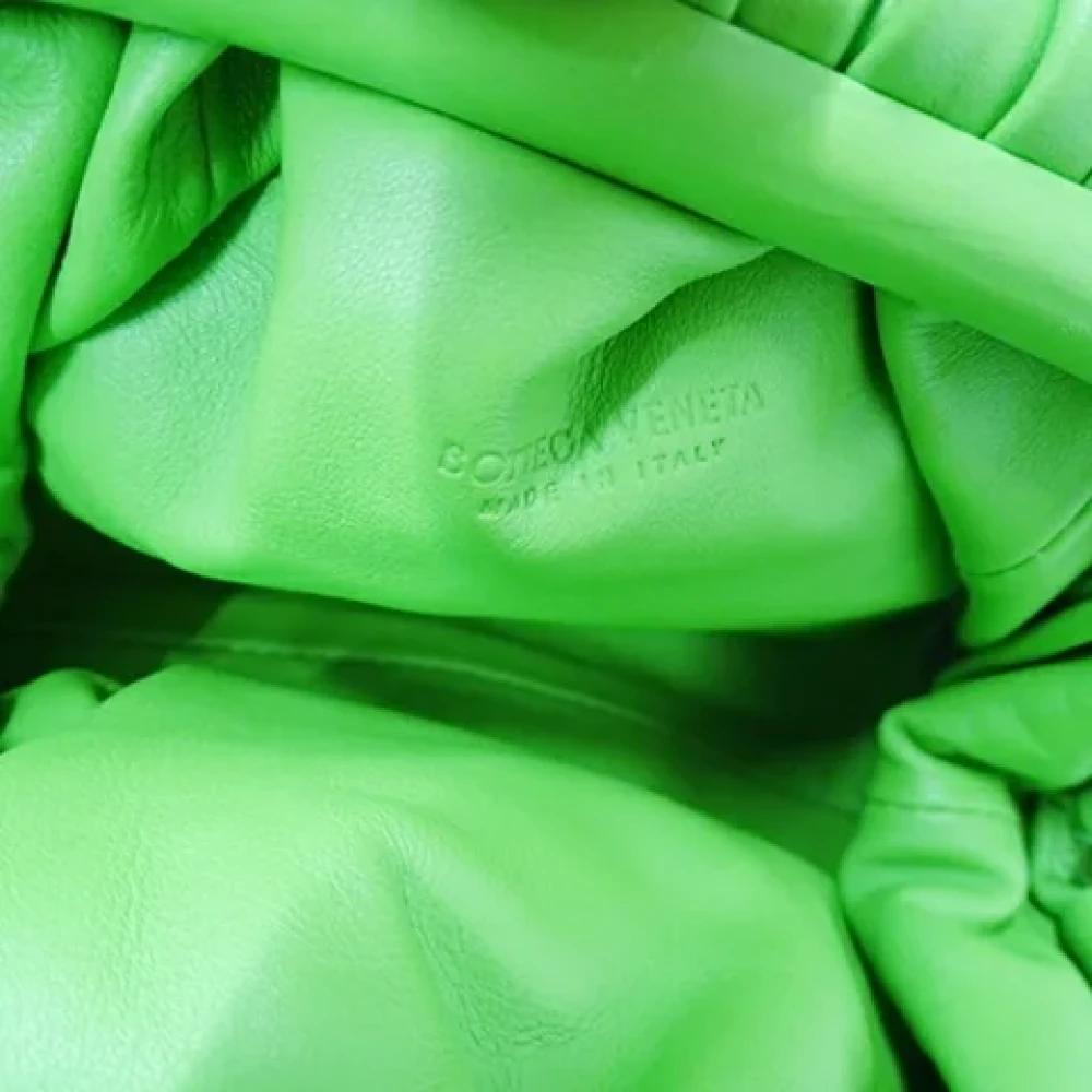 Bottega Veneta Vintage Pre-owned Leather pouches Green Dames