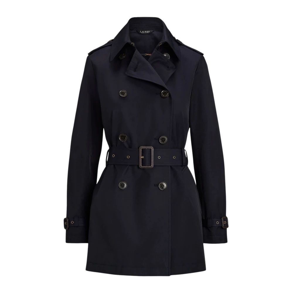 Ralph Lauren Women's Blue Trench Coats, Xl, Db Blt Tr30 Trench Coat