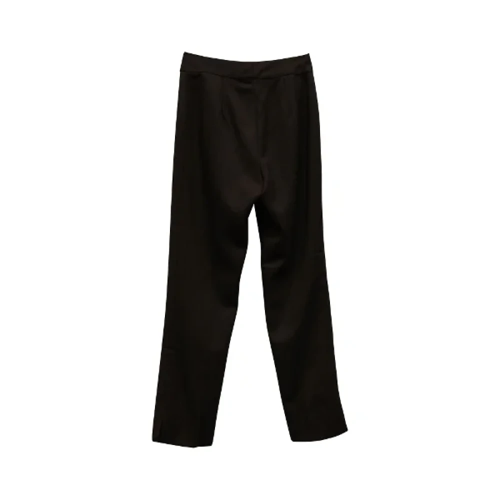 Dolce & Gabbana Pre-owned Wool bottoms Black Dames