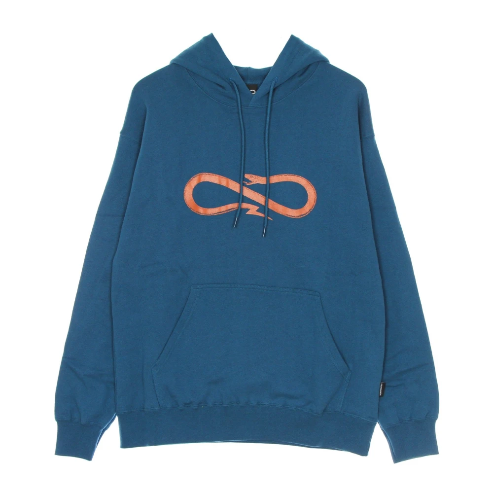 Propaganda Petrol Logo Hoodie Sweatshirt met lange mouwen Blue Heren