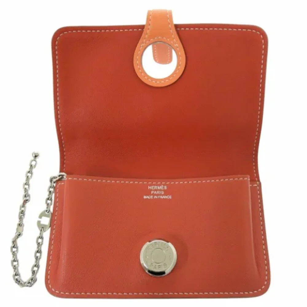 Hermès Vintage Pre-owned Leather wallets Pink Dames
