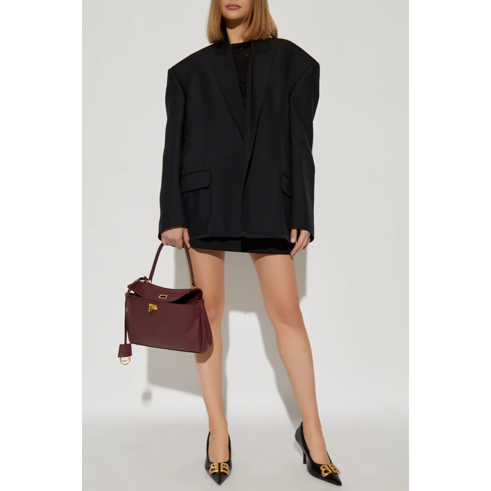 Balenciaga Hourglass Mini Rok Black Dames