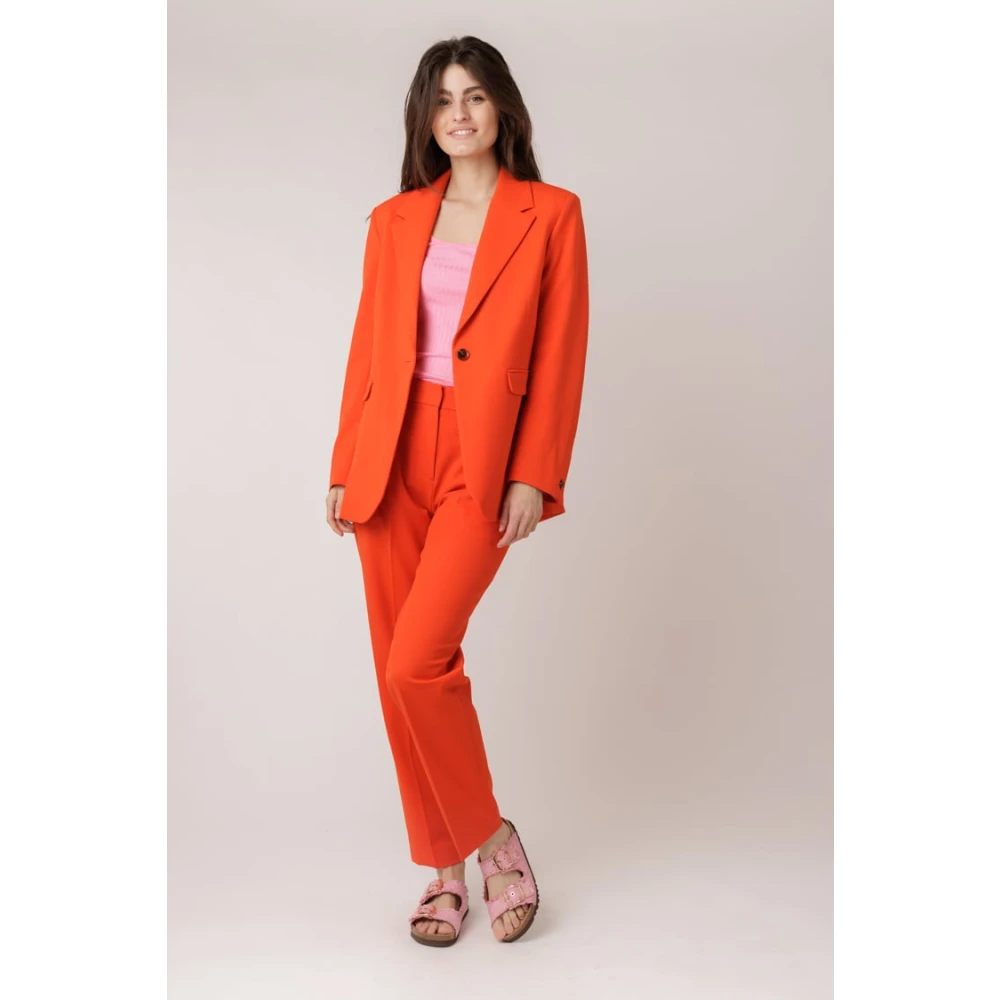 Samsøe Orange Meme Broek Orange Dames