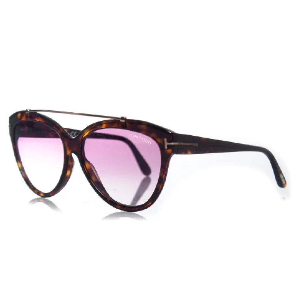 Tom Ford Pre-owned Plastic sunglasses Brown Dames