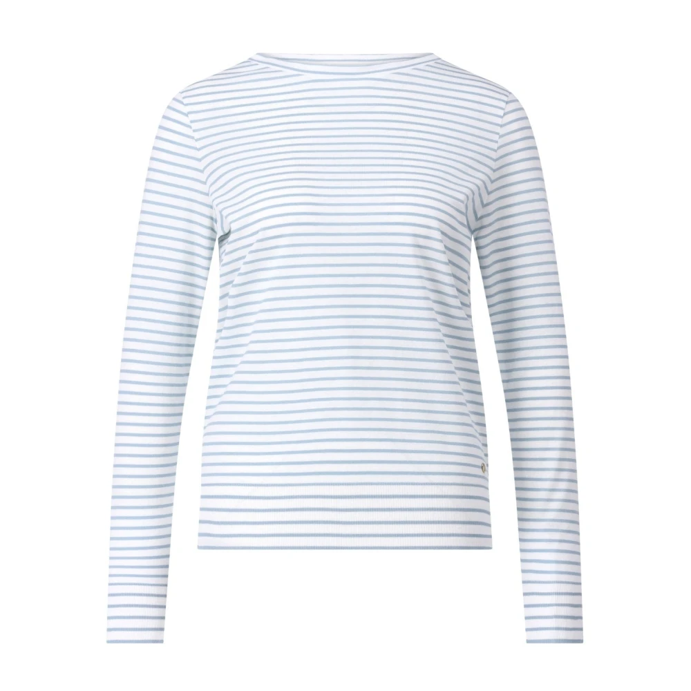 Windsor Gestreept shirt met lange mouwen Blue Dames