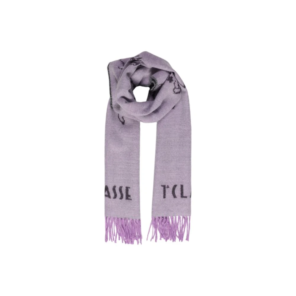 Alviero Martini 1a Classe Lila Polyacryl Sjaal Herfst Winter Collectie Purple Dames