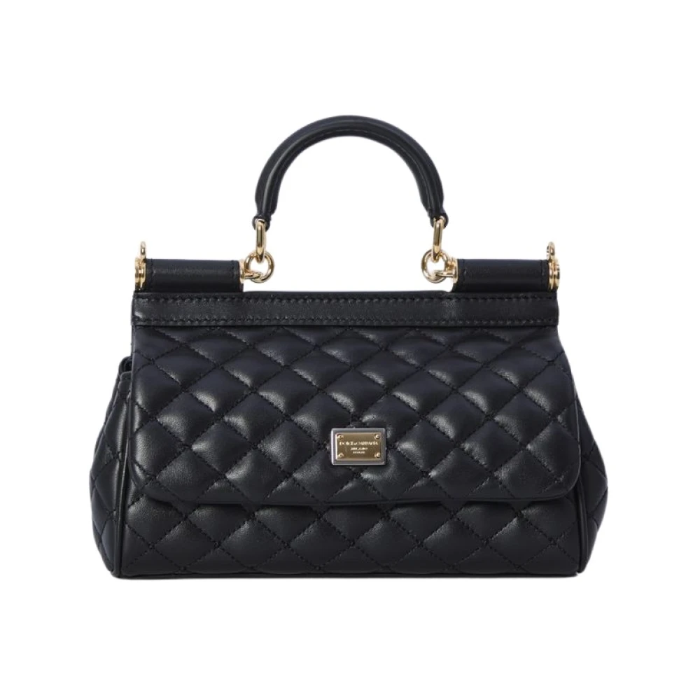 Dolce & Gabbana Stijlvolle Sicilië Handtas Black Dames
