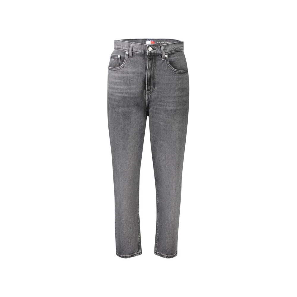 Tommy Hilfiger Women's Black Slim Fit Jeans, W27 L30, Cotton Denim Straight Fit Jeans