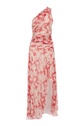 red-one-shoulder-midi-dress-with-flower-print