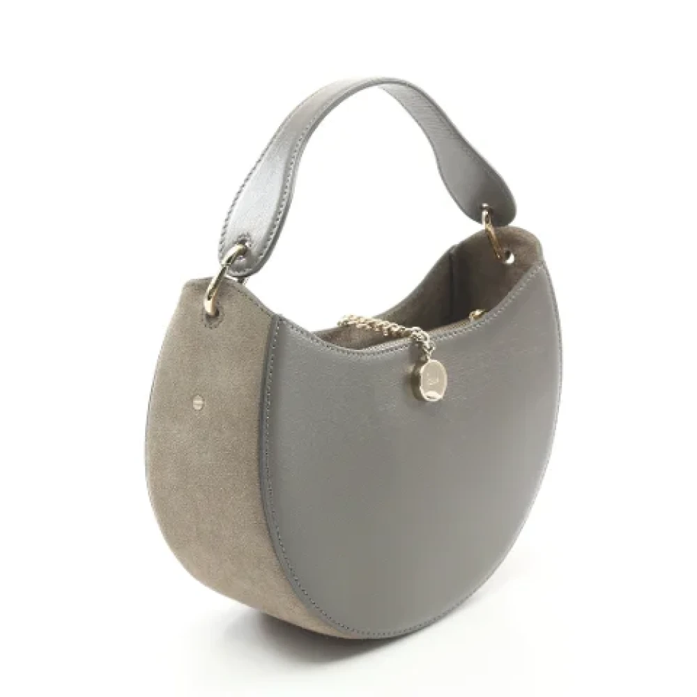 Chloé Pre-owned Leather handbags Gray Dames