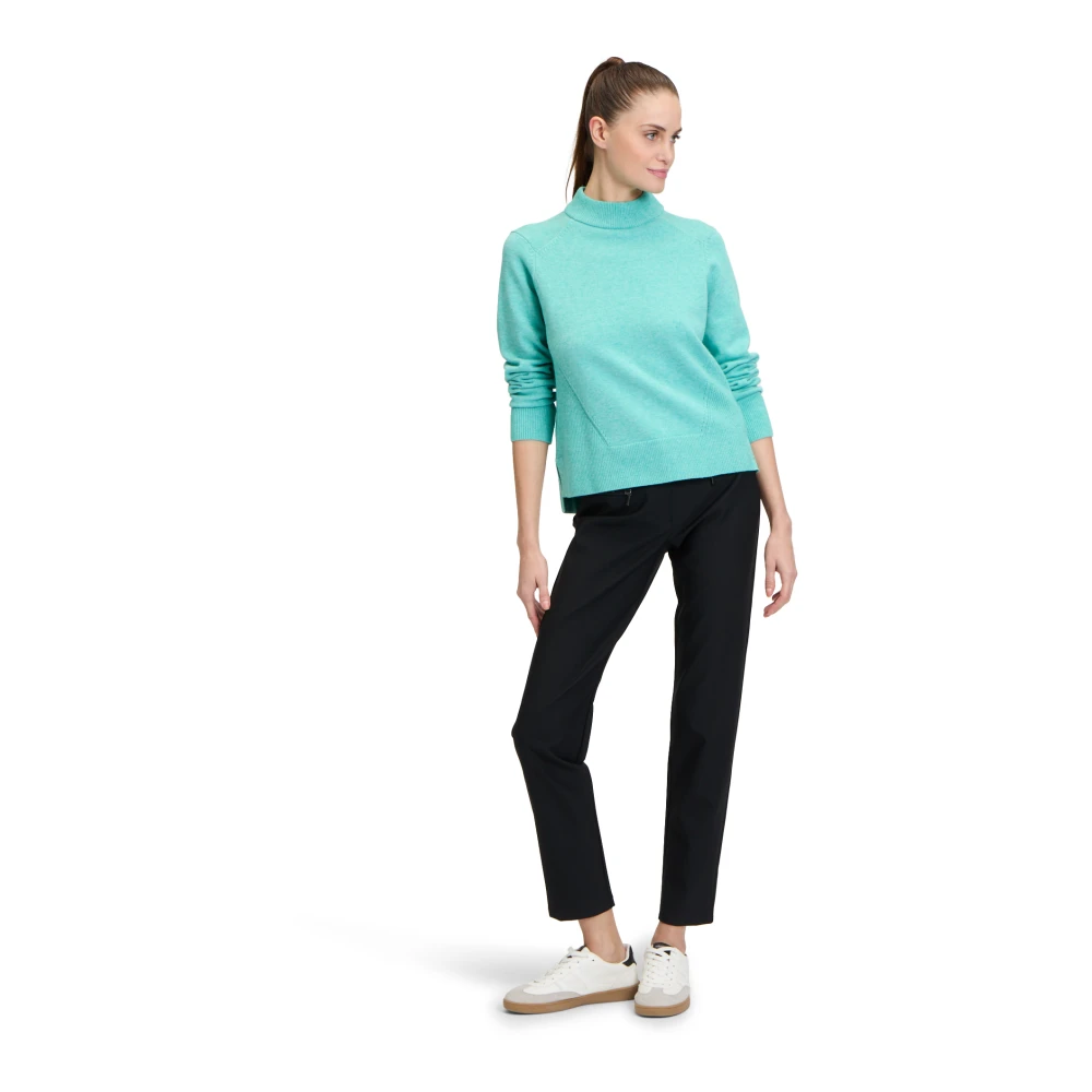 Betty Barclay Elegante Gebreide Trui met Strass Blue Dames