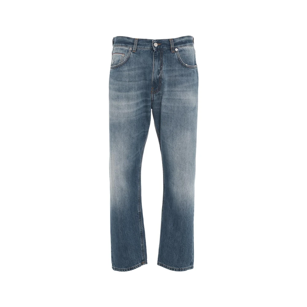 Mauro Grifoni Destroyed Baggy Jeans Blue Heren