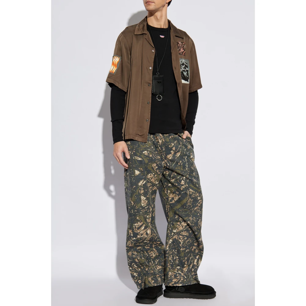 Diesel Shirt S-Daxhe Brown Heren