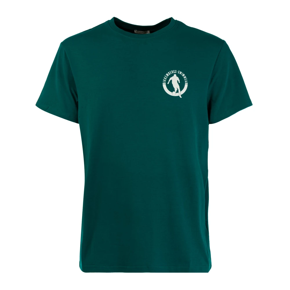 Bikkembergs Stijlvolle T-Shirt Collectie voor Mannen Green Heren