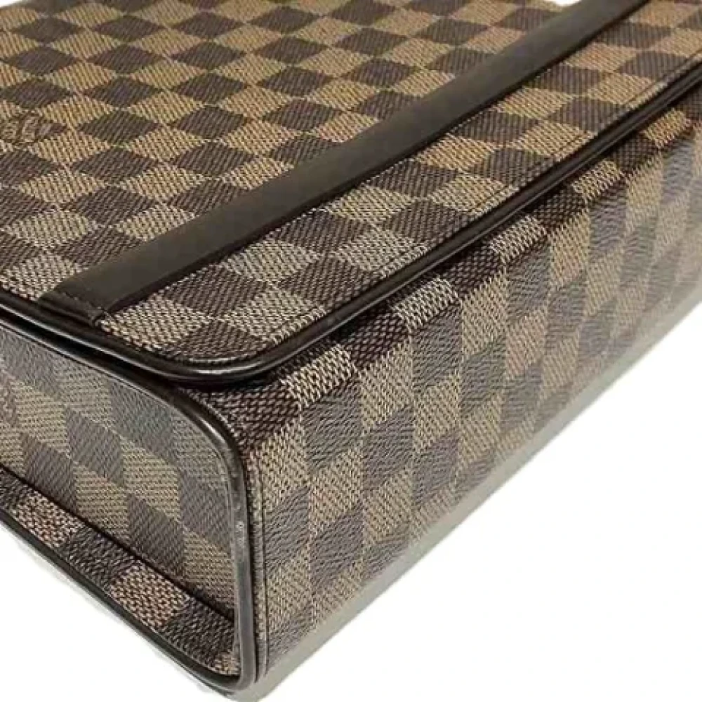 Louis Vuitton Vintage Pre-owned Fabric shoulder-bags Brown Dames