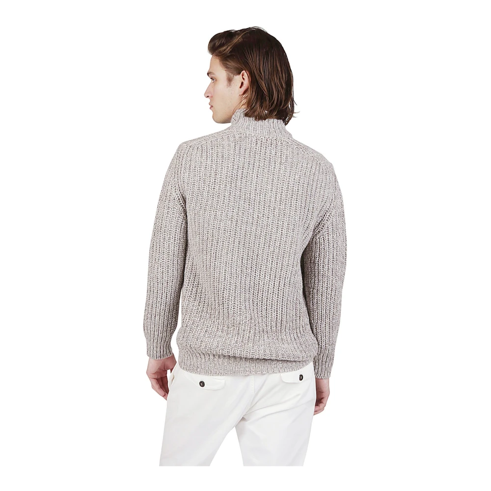 Eleventy Hoge hals wollen trui Gray Heren